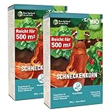 Plantura Bio-Schneckenkorn, regenfester Power-Wirkstoff, hochwirksame Schneckenbekämpfung an Obst Gemüse & Zierpflanzen, schonend für Haustiere, Vorteilspack: 700 g für 1000 m²