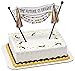 DecoPac The Future Is Bright Banner, Metalic Gold Cake Decoration, Graduation, Birthday, Retirement Celebration Layon, Pack of 6