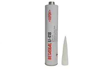 U-418 Fast Cure Auto Glass Urethane Adhesive - Primerless 310ml 10.5oz Cartridge, 1, Count