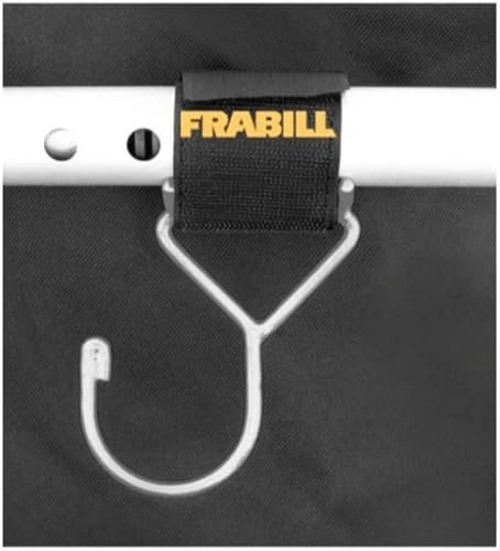 Frabill Percha para accesorios | Ganchos cromados resistentes para almacenamiento adicional en refugios de hielo o persianas de caza