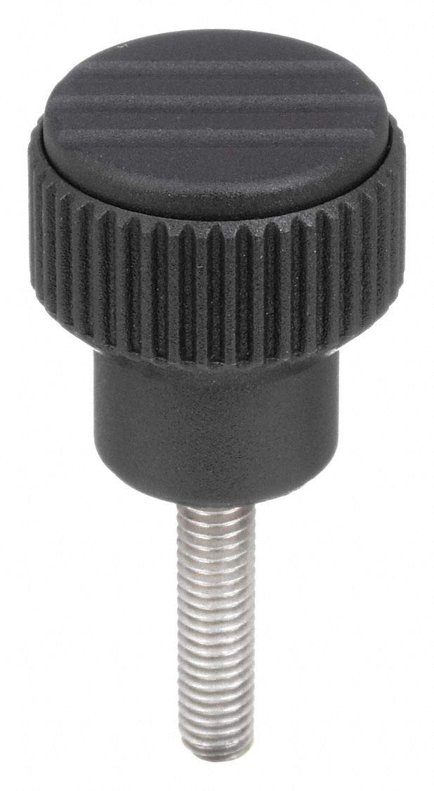 Knurled Knob, Ext, SS, 0.39, 1.26, M5, 0.83