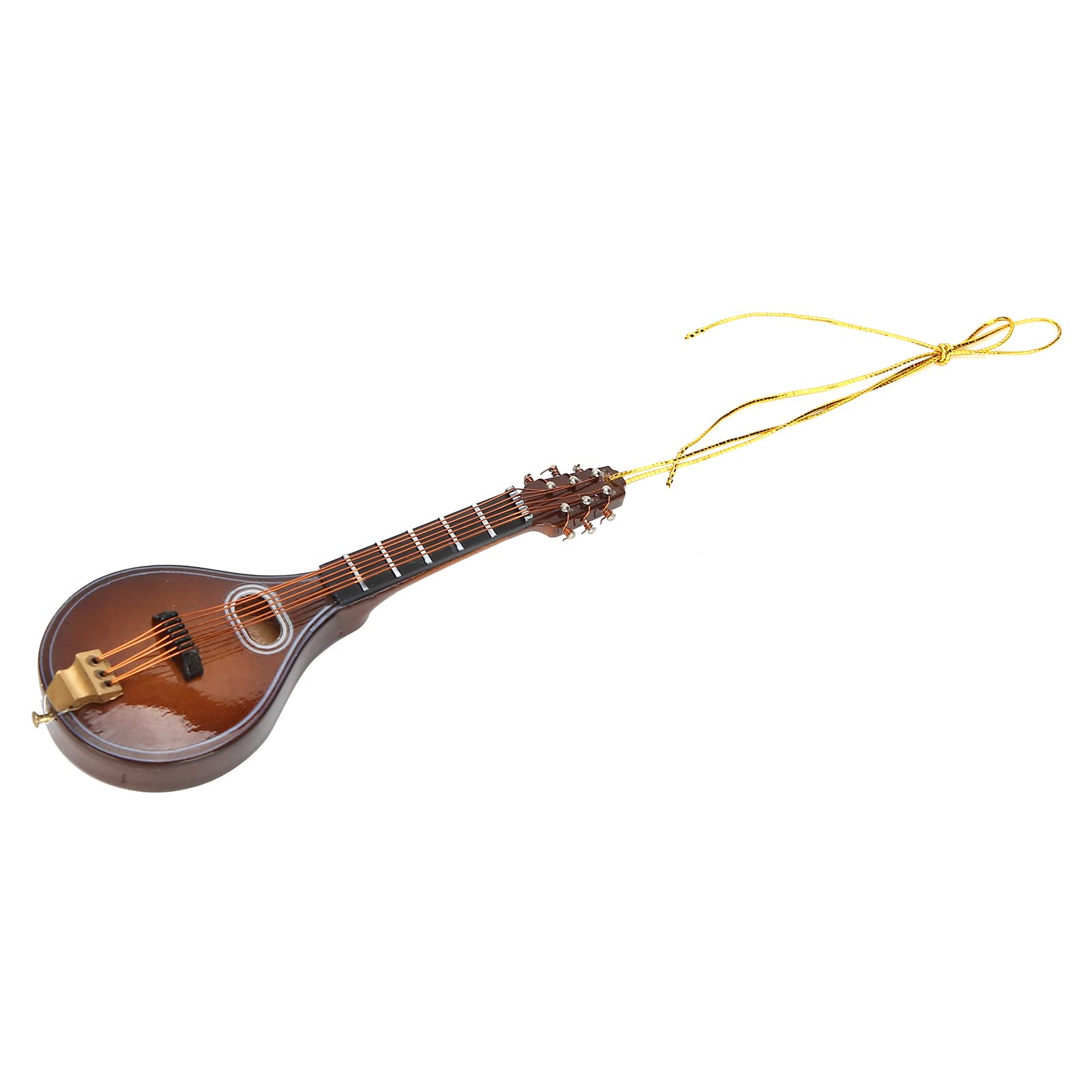 Mandoline Décoration Mandoline Mignon Mini Modèle Instrument de Musique Miniature Mandoline 10cm pour Enfants Amateurs de Musique Décoration de Maison