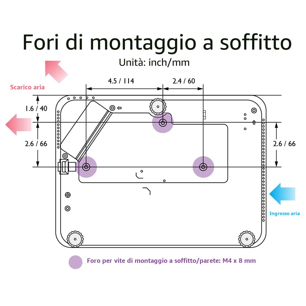 Proiettore da gioco BenQ TK700 4K HDR con HDMI 2.0 | Tempo di risposta di 16ms a 4K con dettagli visivi scuri migliorati | 3200lm | Altoparlante da camera da 5W | Keystone 2D | PS5 | Xbox Series X