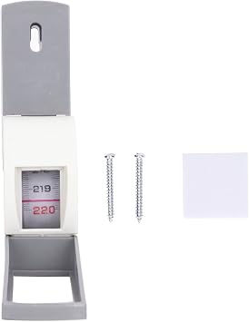 Height Growth Measurement Wall Scale, Portable Height Measuring Meter, Wall Mounted Retractable Adults Body Growth Stature Altimeter Auxiliary Equipment 2.2meter, White Gray