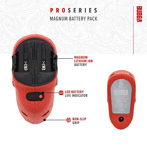 BUBBA Magnum Lithium Ion Pack - Additional or Replacement Battery for Electric Fillet Knife - 50% More Capacity