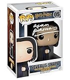 Alan Rickman Severus Snape #05 Facsimile Signed Reprint Laser Autographed Funko POP! Movies Figurine with Protector Case
