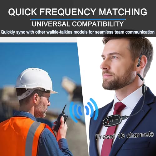 ELIDAIP T-M12 Super Mini Walkie Talkies with AI Voice Control Hands-Free by ELIDAIP - Used condition - Image 5