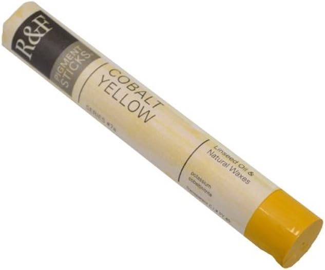 R&F Oil Pigment Stick, 1.28 Fl Oz (Pack of 1), Cobalt Yellow