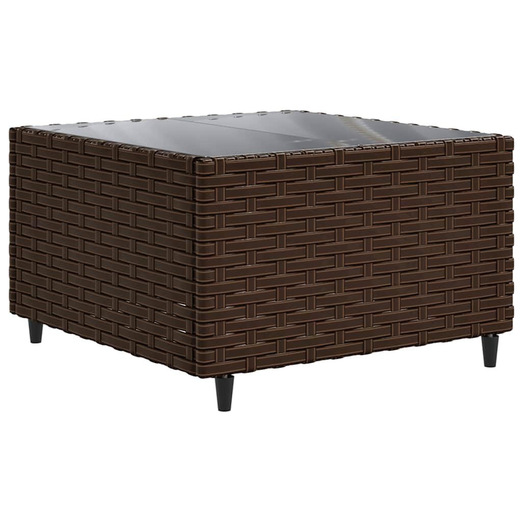 Generico Set Divani da Giardino 8 pz con Cuscini in Polyrattan Marrone,Mobili da Giardino,Set da giardino-3308037