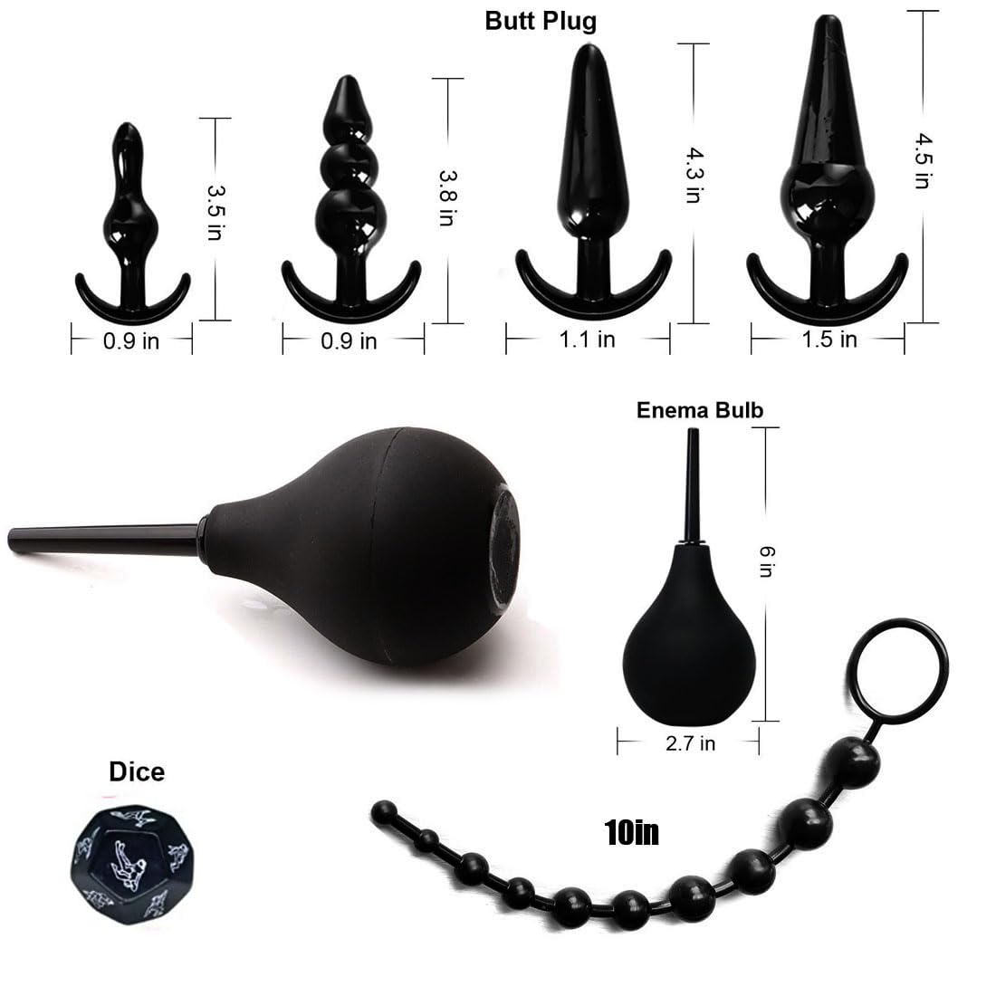 vibrating anal cock ring Buy Huge Inflatable Anal Butt Plug 5 Beads Balls Dildo Prostate Massage BDSM  Sex Toy Online main image 0
