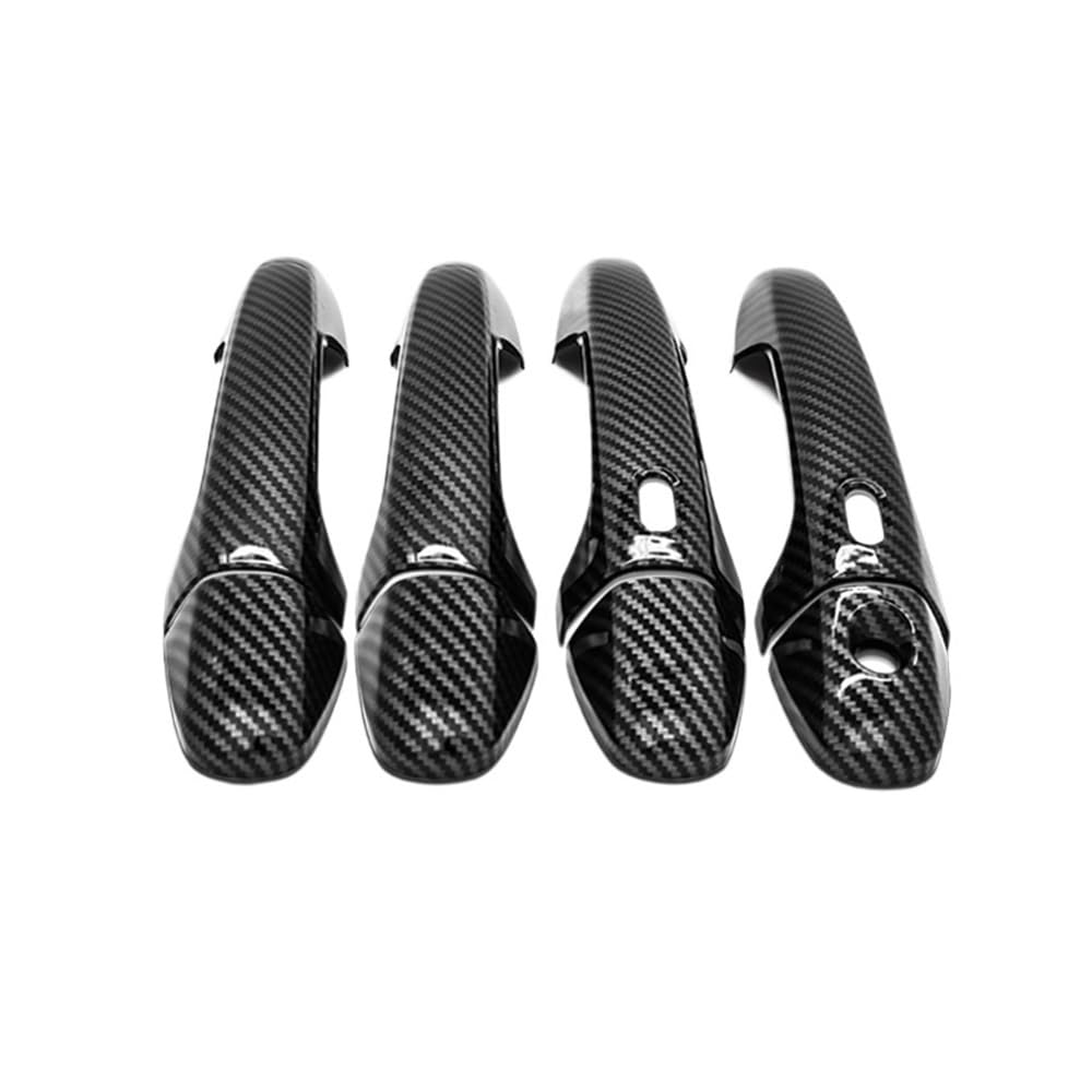 YMYYQW Car Outer Door Handle Car Door Handle Cover Trim with Hole for FORTUNER 2015-2023 for Yaris for ATIV Sedan 2019 for 2014