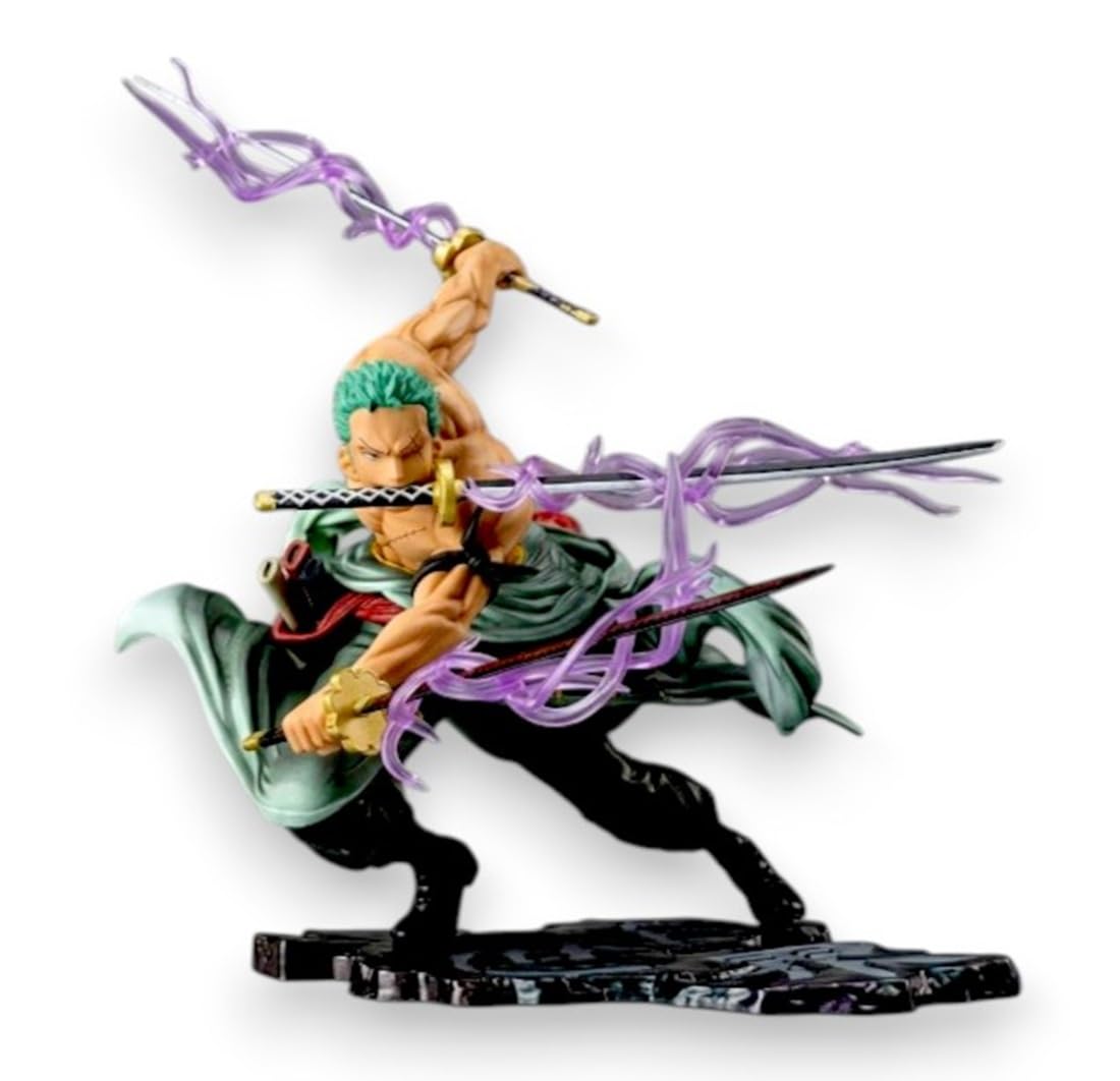 Zoro Action Figure One Piece Roronoa Zoro Battle Mode Anime PVC Figurine Three Thousand World Sword Style Model Statue Collectible Doll for Home Desk Decor Gift-image-42