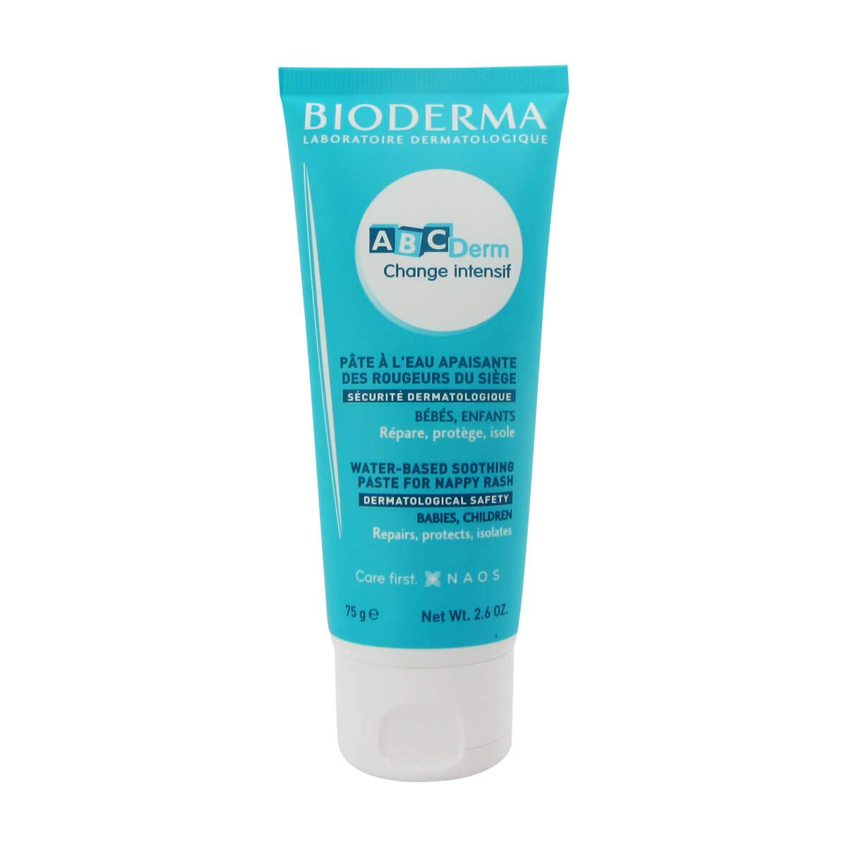 Bioderma ABCDerm Change Intensif Woda Pasta na Odparzenia 75g