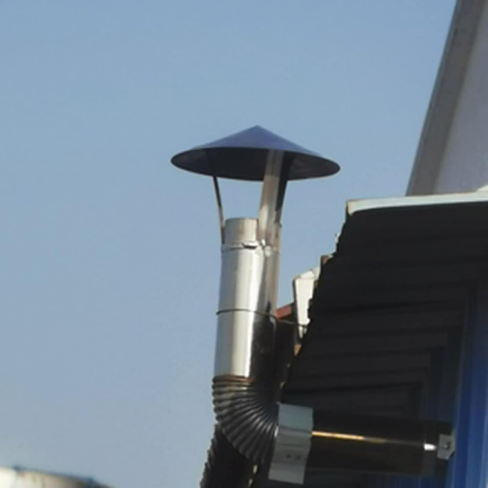 stal nierdzewna 304 Dach Wentylator turbinowy, Montaż nie jest wymagany, Odporna na deszcz, Obrotowy Nasada kominowa Nasady, do Dach Wentylacje Komin Kominek Łazienka Kuchnia Garage (300mm/11.8in)