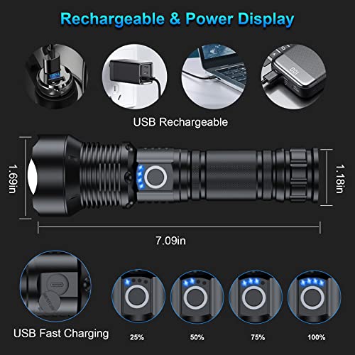 Milaoshu P11 Rechargeable Flashlights 990,000 High Lumens thumb #5