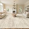 Soalmost 10×14 Area Rugs for Living Room Washable Rug Non-Slip Beige