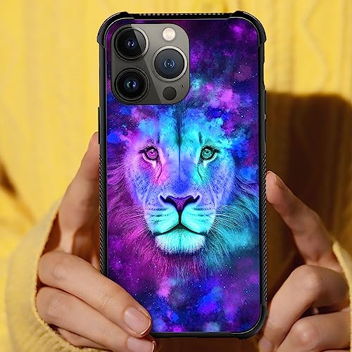 CARLOCA Compatible with iPhone 14 Plus Case,Blue Lion Graphic Design Shockproof Anti-Scratch Drop Protection Case for iPhone 14 Plus - image 6