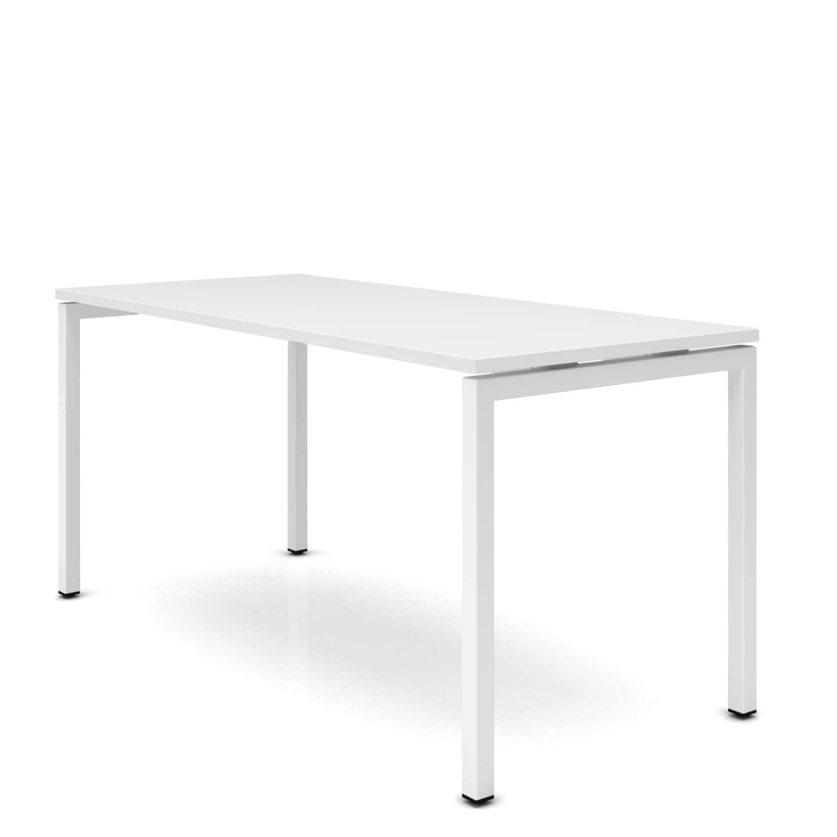 Weber Büroleben GmbH Tavolo da riunione professionale, 160 x 80 cm, NOVA U 4 – 6 Pers. Tavolo da conferenza, colore struttura: antracite