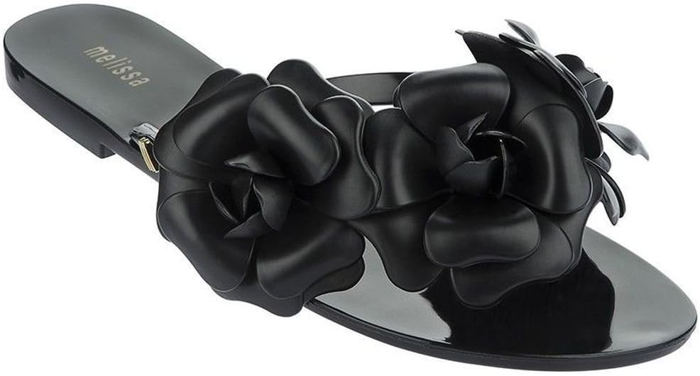 Melissa Shoes Women's Harmonic Garden Black Sandal