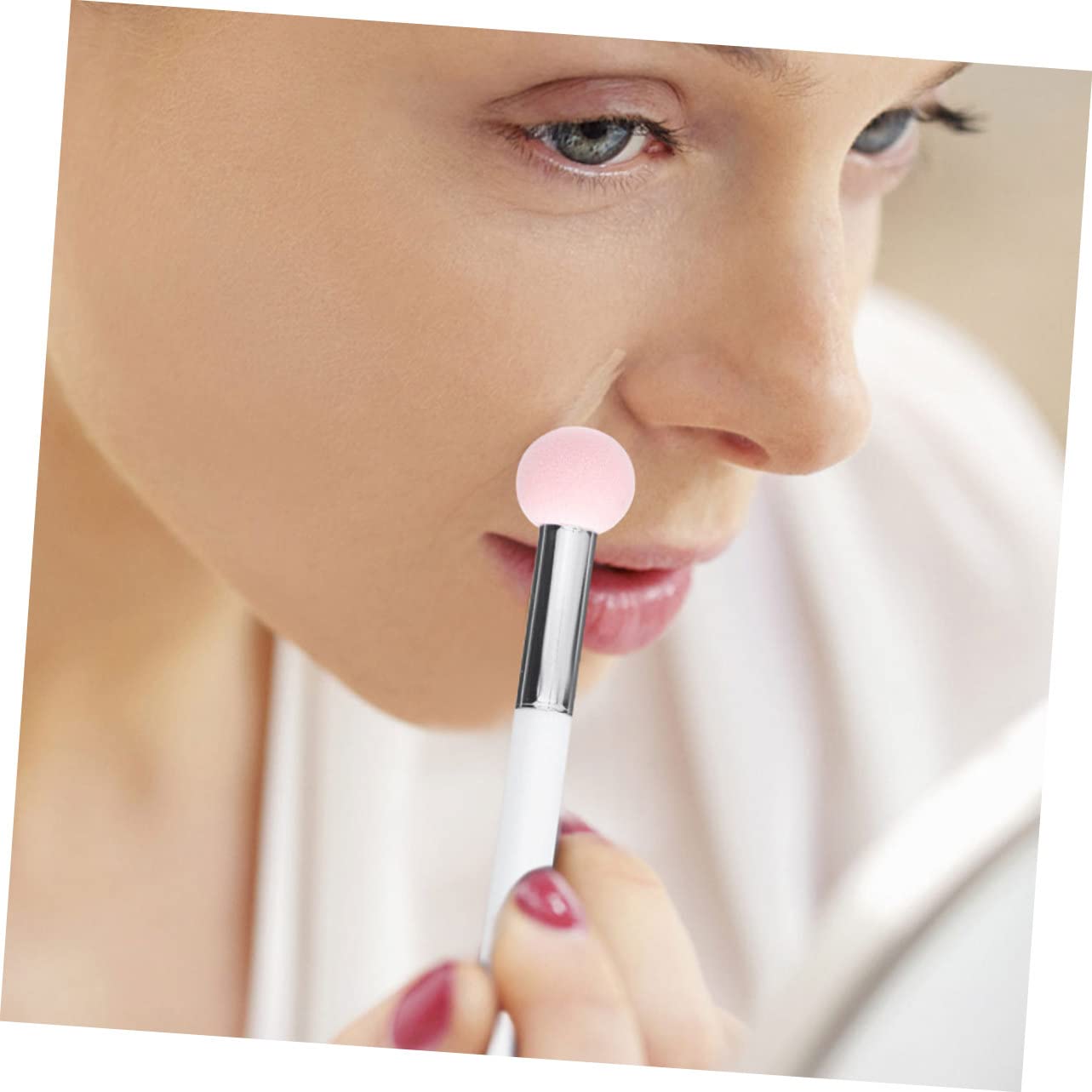 MAGICLULU 5 Set Di Strumenti Per Il Trucco Kit Di Spugne Per Il Trucco Penna Con 3 Spugne Per Per Saloni Di Bellezza Da Donna 6 Pezzi * 5