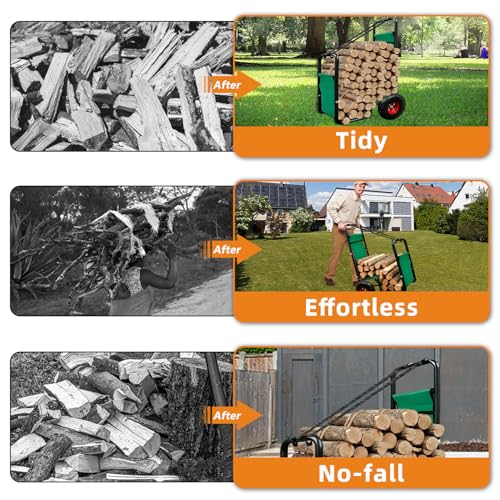 Kapler Firewood Cart with PVC Fabric