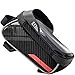 Produktbild FINSHN High Capacity Fahrrad-Telefon-Einfassung Tasche Wasserdichte großen Kapazitäts-Fahrrad-der Frontrahmen mit Sonnenblende Telefon-Einfassung Satz Fahrrad-Speicher-Beutel-Screen-Telefon-Kasten for