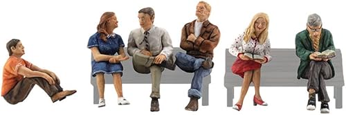 Woodland Scenics N People Sitting