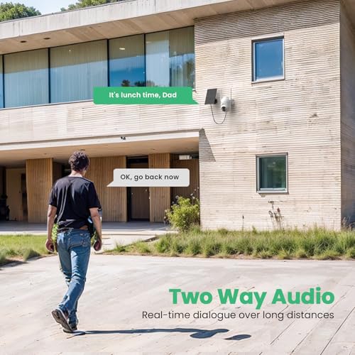 Caméra de Surveillance 2K HOOISE - WiFi, Extérieure, Solaire Caméra de Surveillance 2K HOOISE - WiFi, Extérieure, Solaire