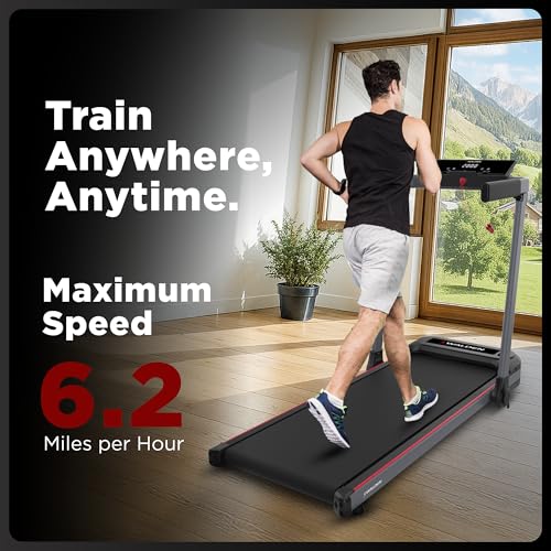 Walden Laufband Elektrisch Klappbar F2800 – Walking Pad für Zuhause & Büro, 2,5 PS Motor...