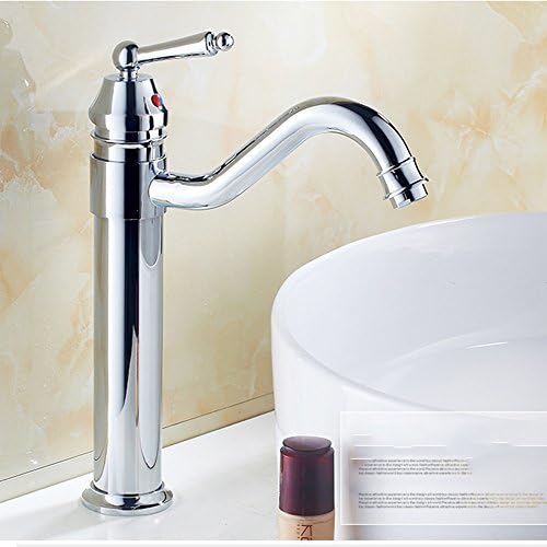 HiMqhy Faucet - All Bronze Antique European-Style Hot And Cold Faucet Plus A Single Hole Retro Basin Faucet