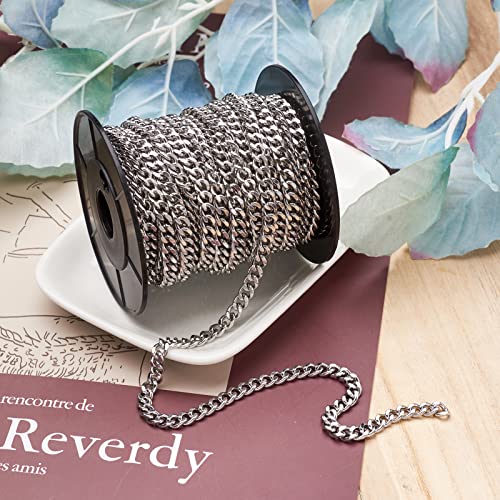 Cheriswelry Catene cubane in acciaio inox da 10 m