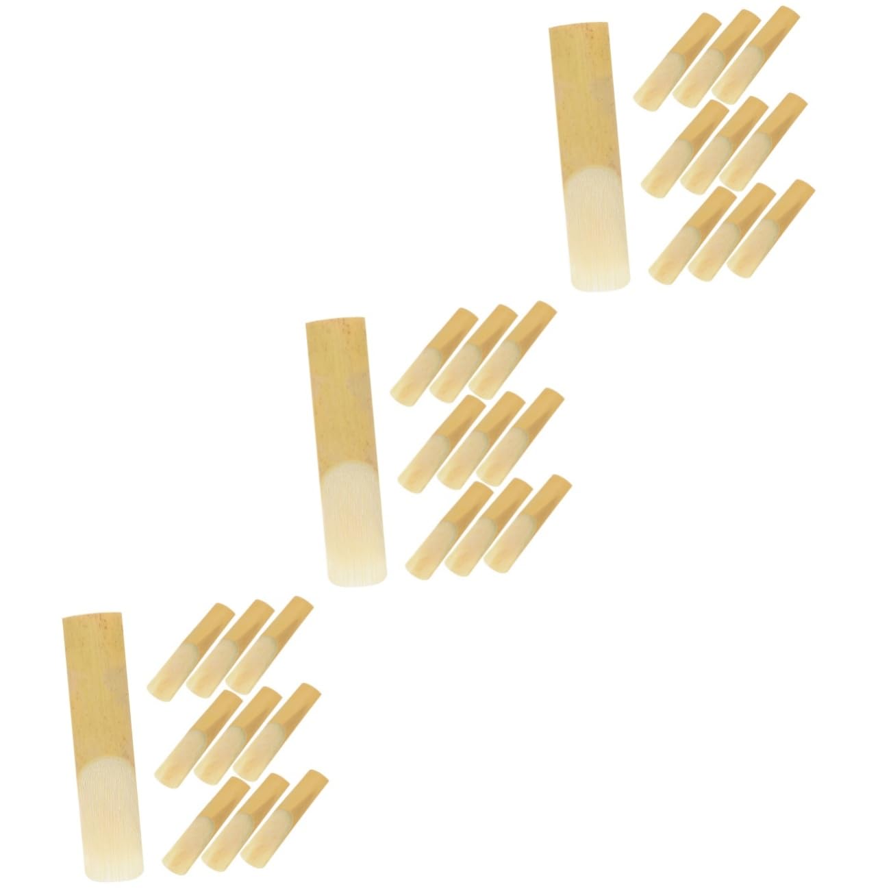 VICASKY 60piezas Reeds De Saxofón Tenor Reemplazo De Para Saxofón Accesorios De Instrumento Musical Dureza Compatible Varios Estilos y Géneros