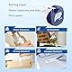 Plastic White 12mm x 4m Etikettenband Kompatibel mit Dymo Letratag Etikettenband a91221 Kompatibel mit Dymo LetraTag LT-100H,200B,XR,LT-110T,QX50,2000,XM Wasserfest UV BeständigEtikettenband 6er-Pack