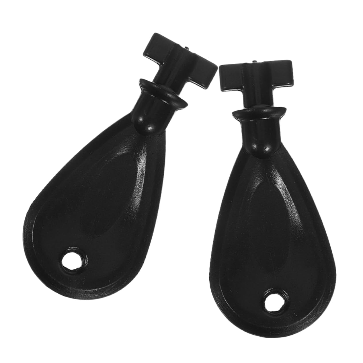 2pcs Tissue Box Paper Towel Commercial Toilet Key Waffle Dispenser Key Paper Dispenser Key Commercial Toilet Dispenser Keys Tissue Dispenser Key Toilet Paper Key Black Abs SOLUSTRE