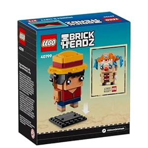 Amazon.co.jp - レゴ® ブリックヘッズ モンキー・D・ルフィ フィギュア 40799