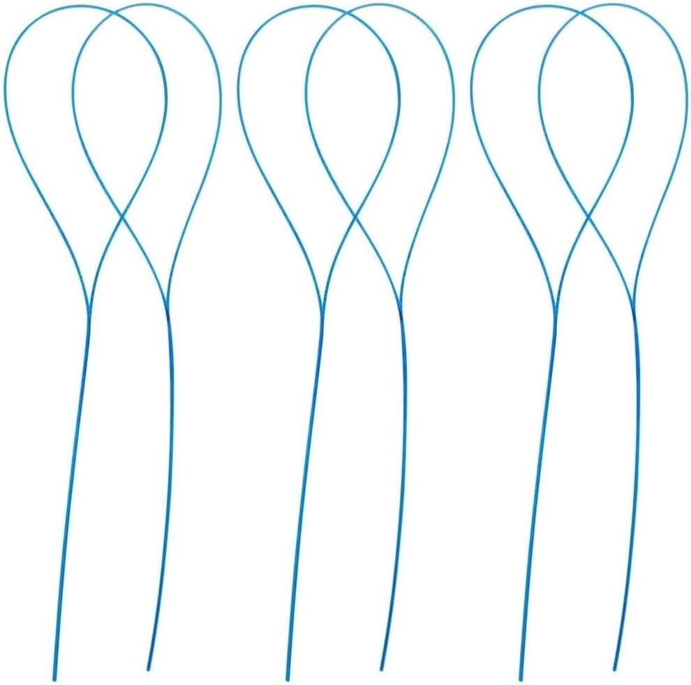 Dental Floss Threaders Flexible Nylon Smooth Edges Orthodontic Floss Threader for Braces, Bridges, Implants (250)