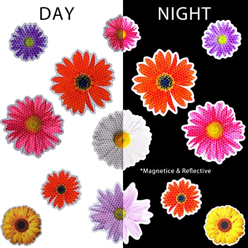 Imanes decorativos de girasol 18 piezas miniatura 4