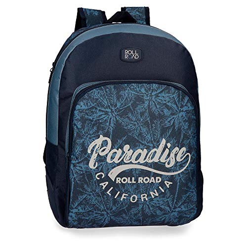Mochila escolar 44cm Roll Road Palm