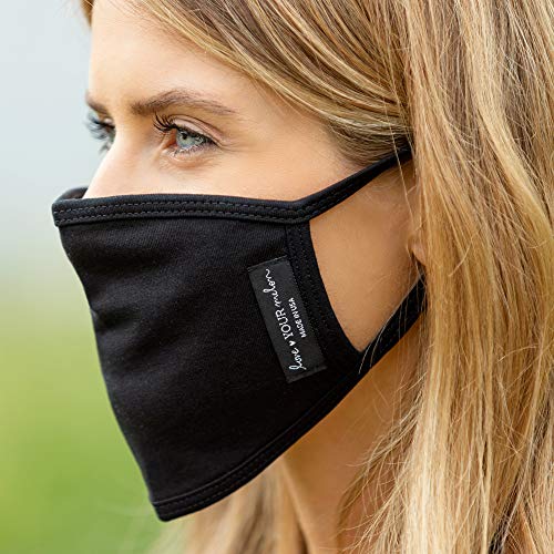 image for Love Your Melon Adult Reusable Dual Layer Jersey Cotton Face Mask with