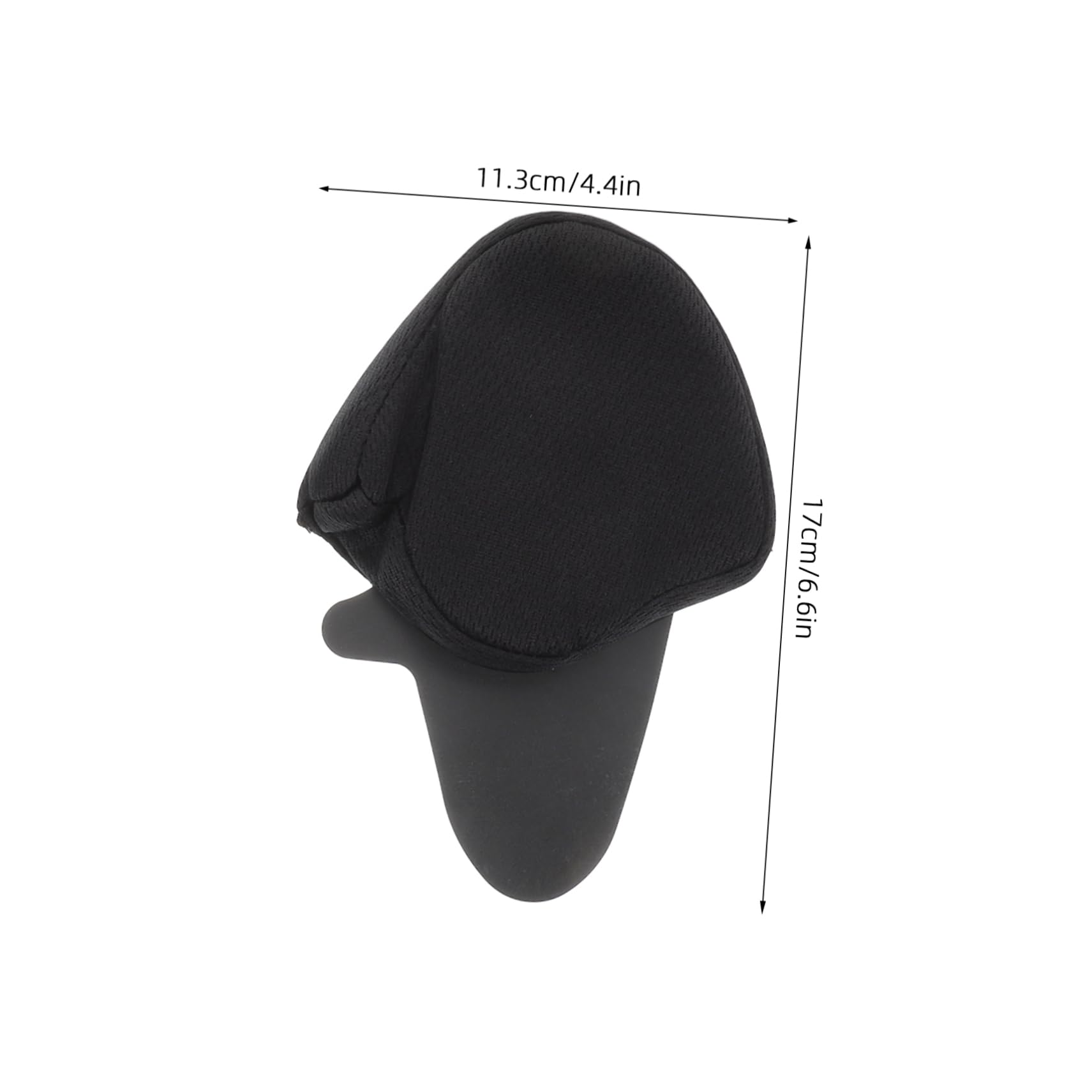 Garneck Adjustable Comfort Helmet Ear Pads Full Coverage Windproof Ear Warmers for Biking