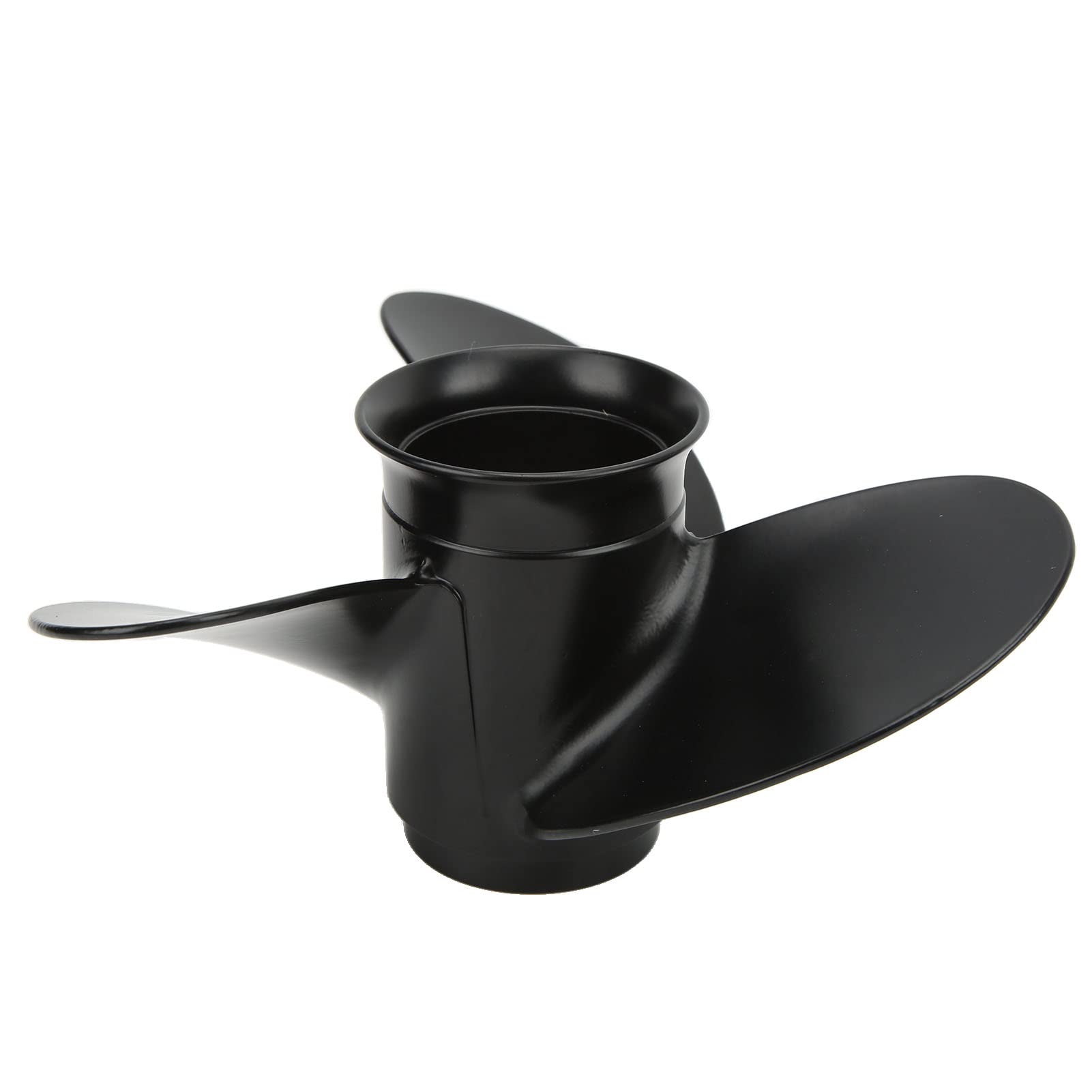 Cocoarm Außenbordpropeller Aluminiumlegierung Bootsaußenbordpropeller 8 1 2 X 8 1 2 Zoll 3 Blätter 12 Spline RH für Bis 9, PS Mariner Bis 9, PS Kleine Fischerboote