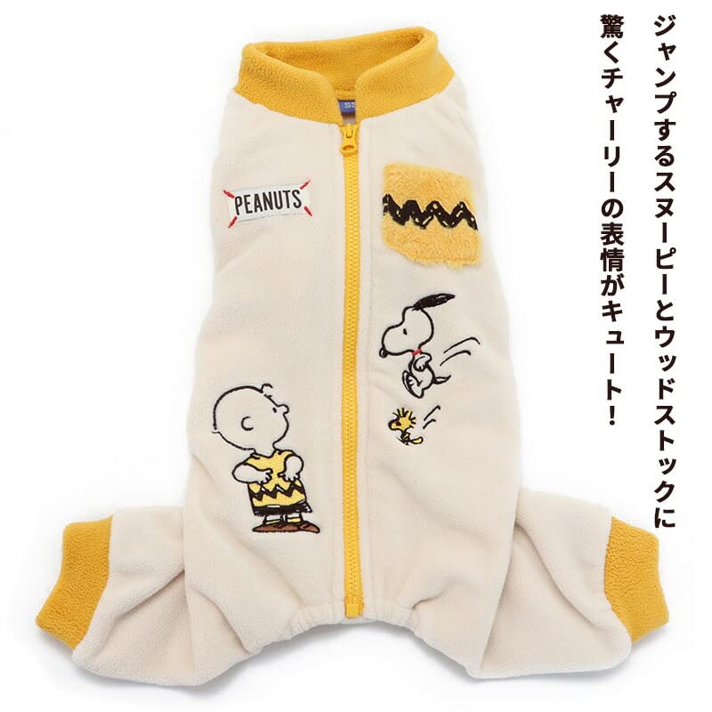 ペットパラダイス スヌーピー&ウッドストック犬用フリースウェア2着