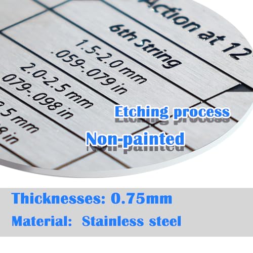 guitar action gauge ruler string height gauge for guitar