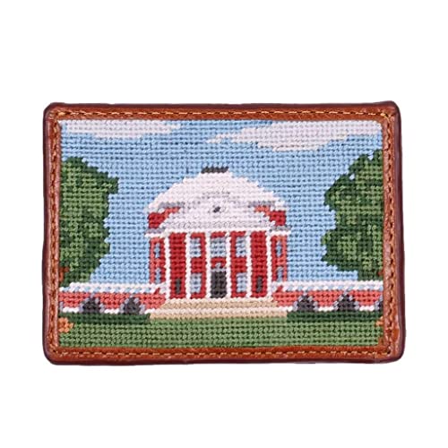 Rotunda Scene Needlepoint Credit Card Wallet by Smathers & Branson