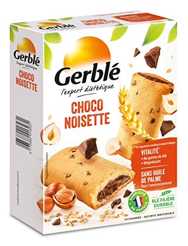 Gerblé Vitalité, Biscuits Fourrés Choco Noisette, Sans huile de palme, 1 boîte de 10 biscuits, 200g Cover