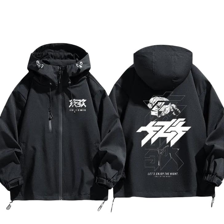 Amazon.co.jp: パーカー よふかしのうた 七草ナズナ ジャケット フード