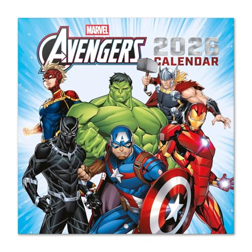 Grupo Erik Calendario pared Marvel Los Vengadores - Almanaque