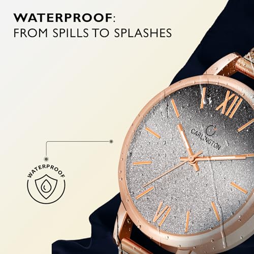 Image of Carlington Analog Watches for Women with mesh Strap - CT 2018