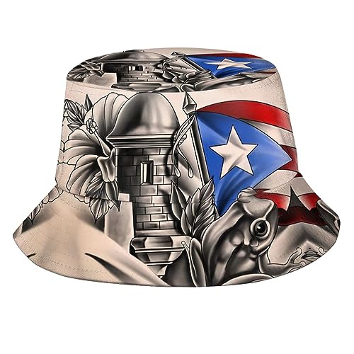 Image of Funny Flag Bucket Hat Fashion Sun Cap Outdoor Packable Fisherman Hat for Women Men Boys Girls Travel Hat
