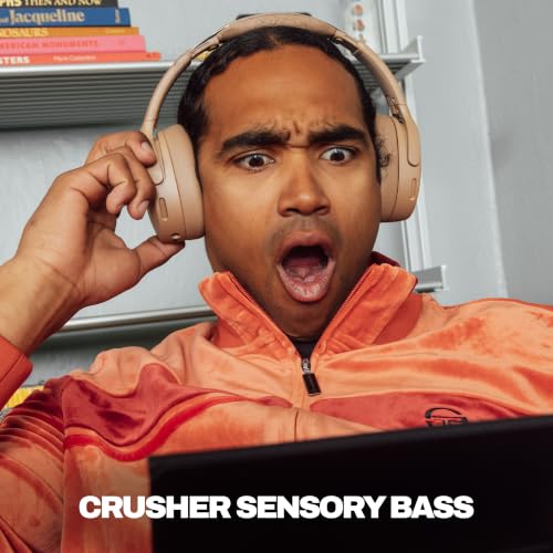 Image of Skullcandy Crusher 1080 ANC Headphones with Sound by Bose - Primer | Multi-Sensory Bass, Active Noise Cancelling, Bose Audio Technologies, 60 Hours Battery, Microphone, Travel, Music, Commuting